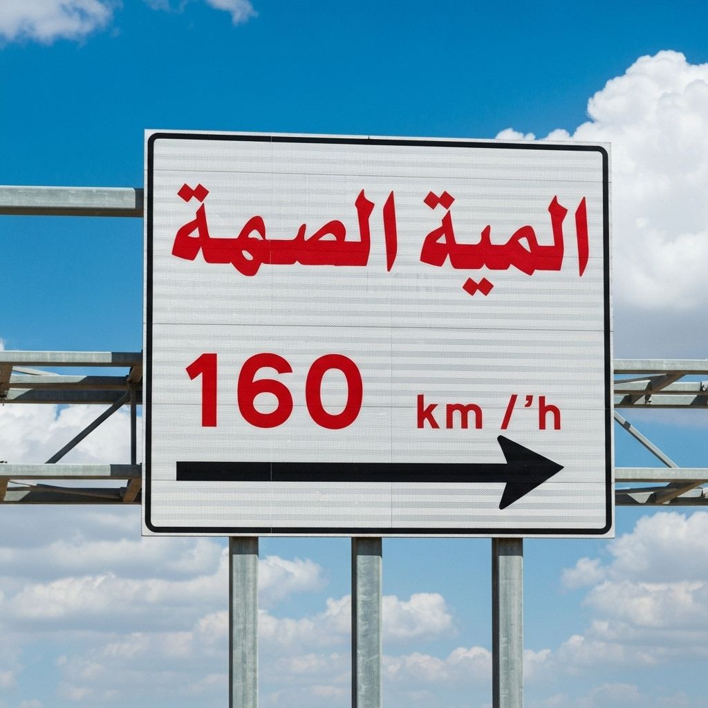 Speed Limit sign illustration