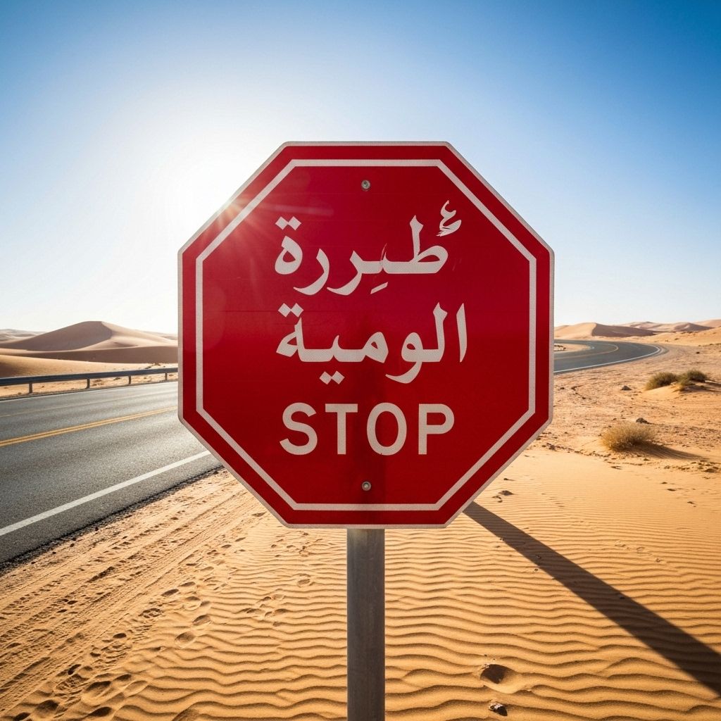 Stop sign illustration